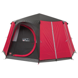 Намет Coleman Festival Octagon 8 чорний/червоний Red/Black