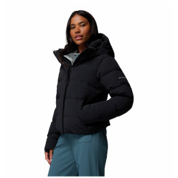 Жіноча зимова куртка Columbia Amaze Puff™ Hooded Jacket чорний Black