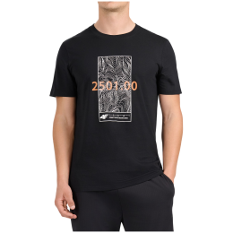 Чоловіча футболка 4F Tshirt M3571 чорний Deep Black