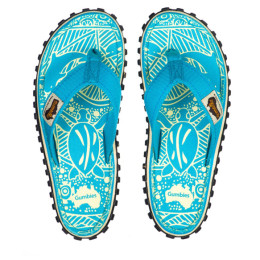 Dámské žabky Gumbies Islander Turquoise Pattern turquoise turquoise