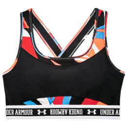 Спортивний бюстгальтер Under Armour Crossback Mid SP чорний/червоний