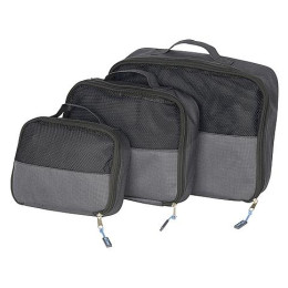 Cestovní organizér Bo-Camp Travel Pack Cubes 3 černá