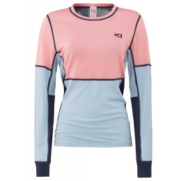 Жіноча футболка Kari Traa Lam Ls синій/рожевий