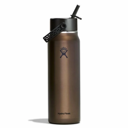 Термос Hydro Flask 32 Oz Lightweight Wide Flex Straw Cap коричневий Obsidian