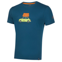 Чоловіча футболка La Sportiva Cinquecento T-Shirt M синій/помаранчевий Storm Blue/Hawaiian Sun
