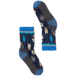 Дитячі шкарпетки Smartwool Kids' Hike Light Cushion Critter Cache C темно-синій Deep Navy
