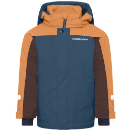 Дитяча зимова куртка Didriksons Neptun Kids Jkt 5 Mountain Blue бірюзовий Mountain Blue