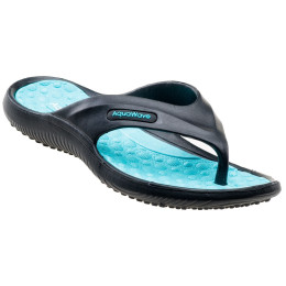 Dámské žabky Aquawave Ilama Wmns černá/modrá BLACK/BLUE CURACAO