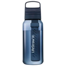 Фільтруюча пляшка LifeStraw Go 2.0 Water Filter Bottle 1L темно-синій Aegean Sea