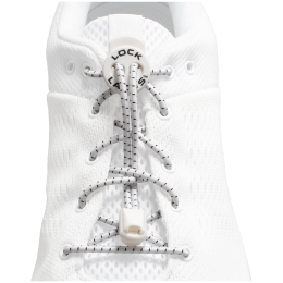 Шнурки для взуття Lock Laces Original білий White