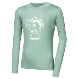 Дитяча функціональна футболка Sensor Merino DF Planet Basil Green світло-зелений Basil Green