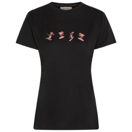 Жіноча футболка Icebreaker Women Merino 150 Tech Lite SS Tee Snow Day чорний Black