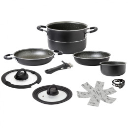 Набір посуду Brunner Pirate NG 7+1 - 20 cm чорний
