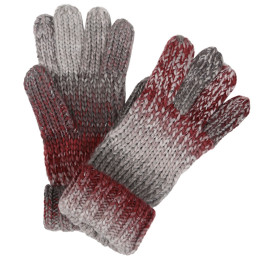 Рукавиці Regatta Frosty Glove VI сірий/червоний Cabernet