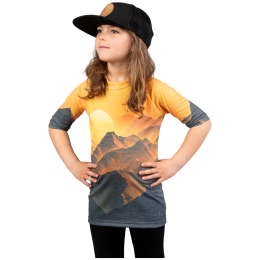 Дитяча функціональна футболка Drexiss All Sunset Yellow Merino Active