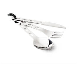 Столовий прибор GSI Outdoors Glacier Stainless 3 Pc. Ring Cutlery