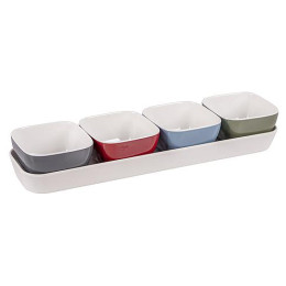 Sada misek Bo-Camp Snackset 4 100% Malamine multicolor multicolor