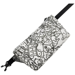 Поясна сумка High Tail Designs Fanny Pack The Vague Outdoors білий/чорний The Vague Outdoors