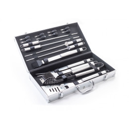 Інструменти для гриля G21 набір 17 шт в алюмінієвому футлярі