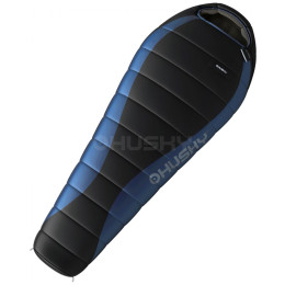 Пуховий спальник Husky Drape -20°C чорний/синій