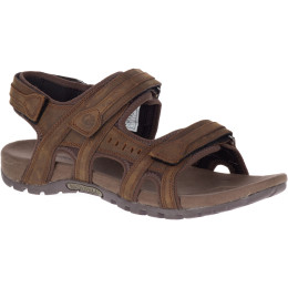 Pánské sandály Merrell Sandspur Lee Backstrap hnědá dark earth