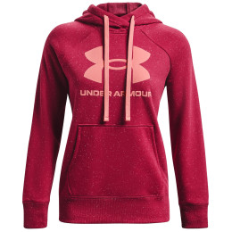 Жіноча толстовка Under Armour Rival Fleece Logo Hoodie рожевий