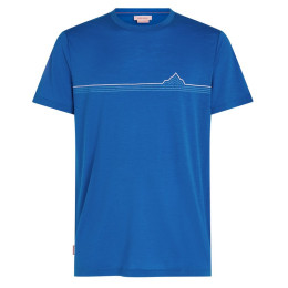 Чоловіча футболка Icebreaker Men Merino 150 Tech Lite SS Tee Range Stripes