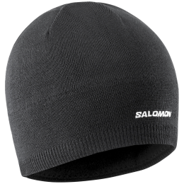 Шапка Salomon Salomon чорний DEEP BLACK