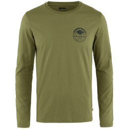 Чоловіча футболка Fjällräven Forever Nature Badge LS світло-зелений
