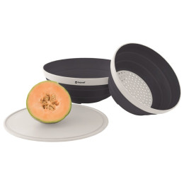 Набір чаші та друшляк Outwell Collaps Bowl & Colander Set темно-синій Navy night
