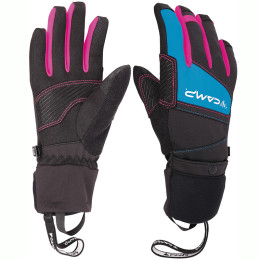 Рукавиці Camp G Comp Warm Lady чорний Black / Light blue / Fuchsia