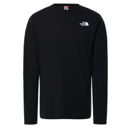 Чоловіча футболка The North Face Red Box Tee Long Sleeve чорний/зелений