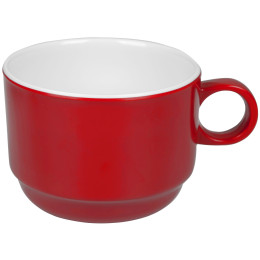 Šálek Bo-Camp Cup Melamine 2 červená Red/White