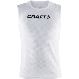 Pánské funkční tílko Craft Mesh Superlight bílá WHITE PRINT