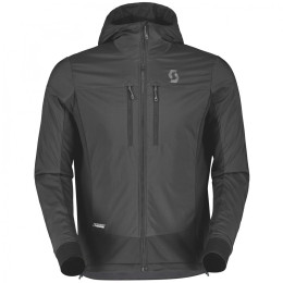 Чоловіча гірськолижна куртка Scott Explorair Alpha сірий/чорний black