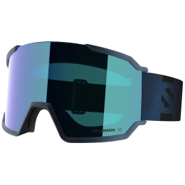 Лижна маска Salomon S/VIEW 3 ML синій DRESS BLUE/Mid Blue