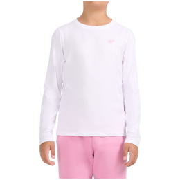 Дитяча футболка 4F Longsleeve F654 White білий White