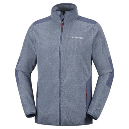 Pánská mikina Columbia Tough Hiker Full Zip Fleece modrá/šedá Dark Mountain
