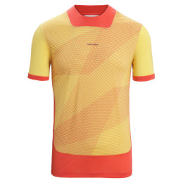 Чоловіча функціональна футболка Icebreaker Men ZoneKnit™ SS Tee GEODETIC помаранчевий