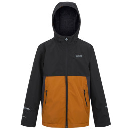Дитяча куртка Regatta Hillain Warm Lined чорний/коричневий Blk/PmSp/Ash