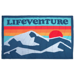 Ковдра LifeVenture Sundown Berber Lined Blanket синій Retro
