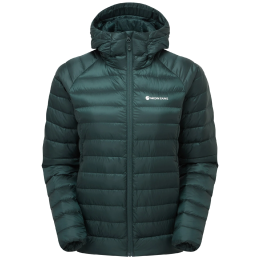 Жіноча зимова куртка Montane F Anti Freeze Hoodie темно-зелений DEEP FOREST