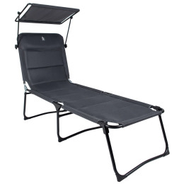 Пляжний лежак Bo-Camp Sun lounger Air чорний