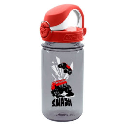 Дитяча пляшечка Nalgene OTF Kids 12oz 350 ml сірий/червоний Gray Smash