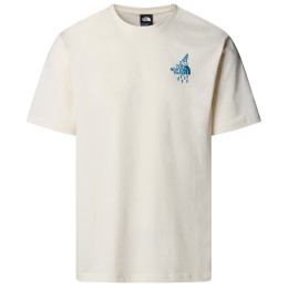 Чоловіча футболка The North Face U Powder Days Relaxed S/S Tee-Graphic білий White Dune