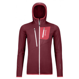 Жіноча толстовка Ortovox W's Fleece Grid Hoody червоний