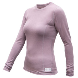 Жіноча функціональна футболка з д. рукавом Sensor Merino DF світло-рожевий mystic violet