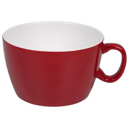 Polévková miska Bo-Camp Soup Bowl Melamine 2 červená Red/White
