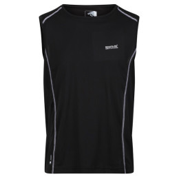 Чоловіча майка Regatta Breckenlite чорний