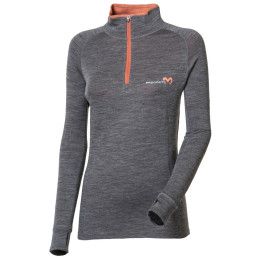 Жіноча функціональна футболка Progress MB TRZZ 47PR сірий gray melange / apricot